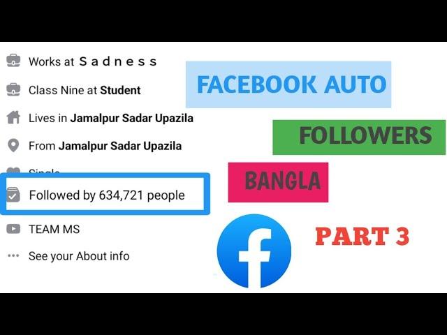 Facebook Auto Followers Bangla Tutorial. TEAM FIX IT