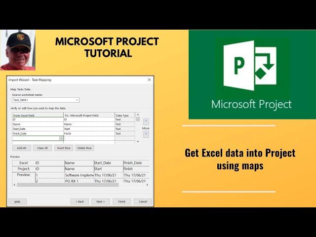 Link Excel to Microsoft Project.  Link Excel to Project