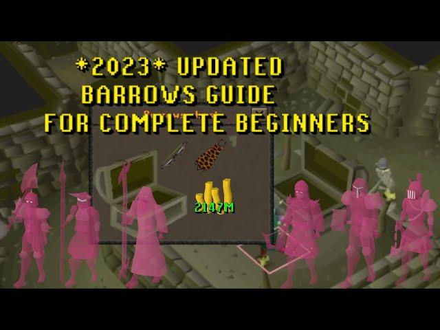 *2023* Complete BEGINNERS guide to Barrows! Low Levels Can Make Millions Doing This!