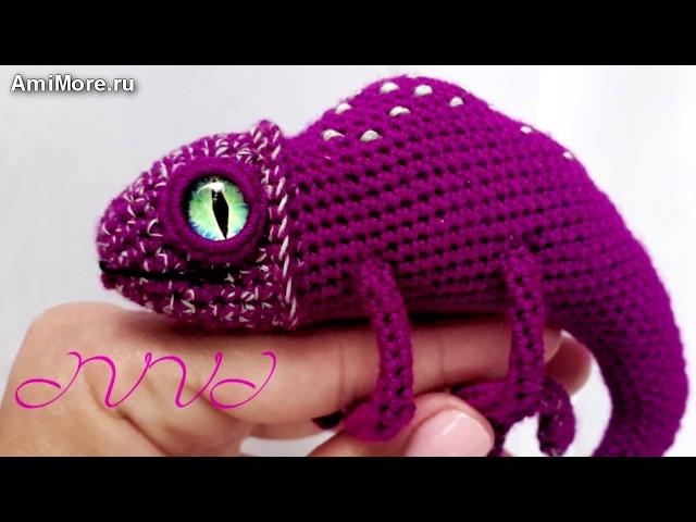 Амигуруми: схема Хамелеона. Игрушки вязаные крючком - Free crochet patterns.