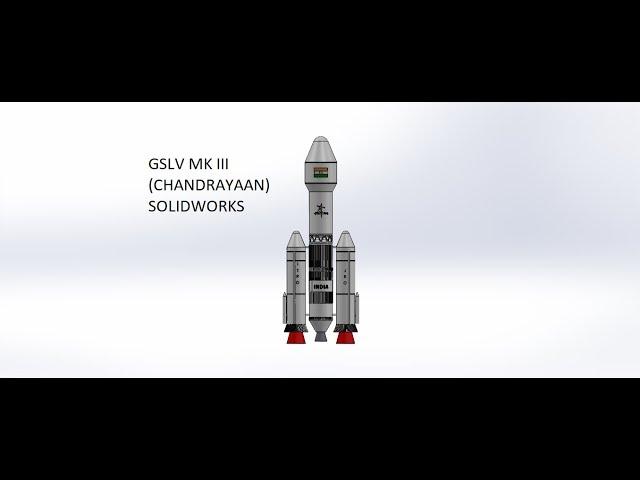 GSLV MK3 (Chandrayaan) Solidworks | IMPULSE