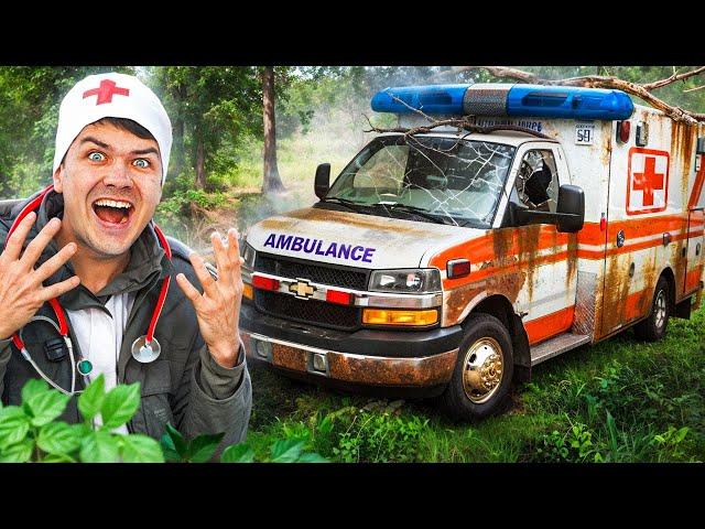 WE Found A REAL ABANDONED AMBULANCE In The FOREST | Will We RUN And DRIVE?!