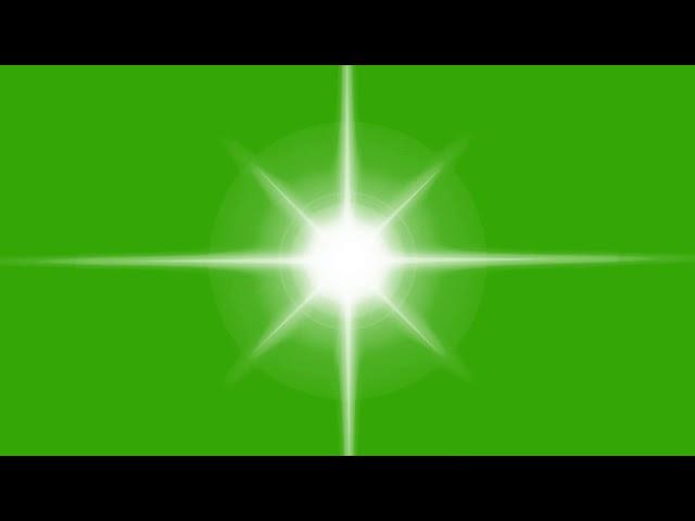 Shine light effects green screen, flare, glow, shining, sparkling FREE