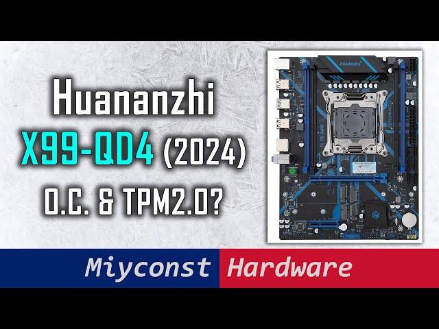 Huananzhi X99-QD4 – the 2024 version with three M.2 slots