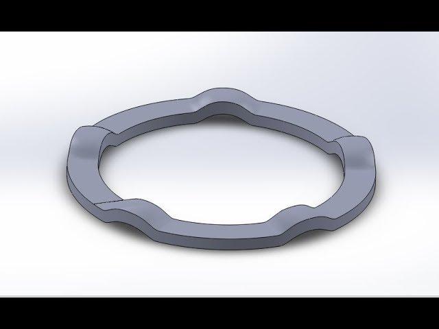 SOLIDWORKS:-Wave Spring Washer | IMPULSE