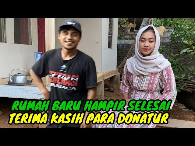 BERASA MIMPI !! HANYA BUTUH SEPULUH HARI SAJA BEDAH RUMAH GADIS YATIM HAMPIR SELESAI