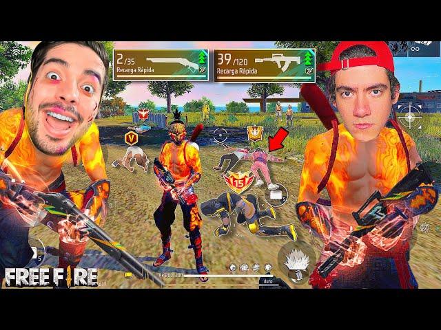 RETO: USANDO SOLO ARMAS de ANIVERSARIO en FREE FIRE  DONATO MODO DIABLO! - AntronixxG