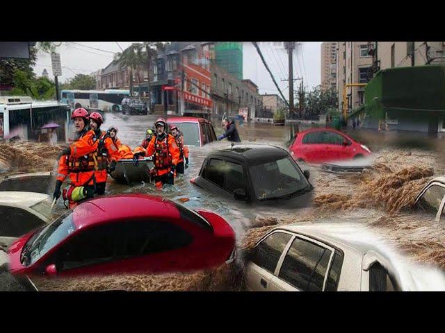 Russia  underwater ! Flash floods hit several major roads in Nizhny Novgorod