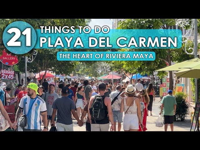 Best Things To Do in Playa Del Carmen Mexico 2025 4K