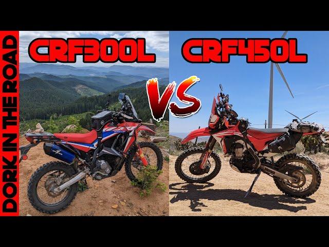 Honda CRF300L vs Honda CRF450L (From a Guy Who Owns Both)