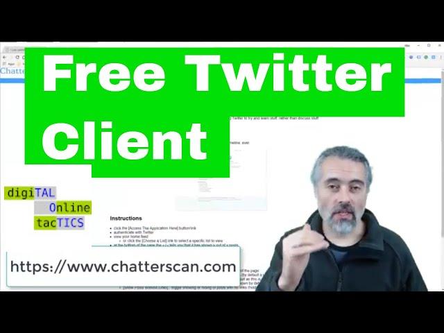 Read Your Twitter Feed Faster with the Free Twitter Client Chatterscan