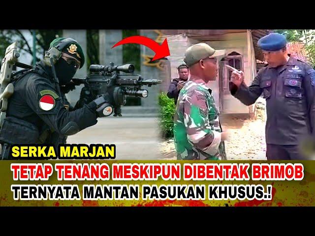 TERNYATA BUKAN BABINSA BIASA.!  SERKA MARJAN DARI PASUKAN KHUSUS