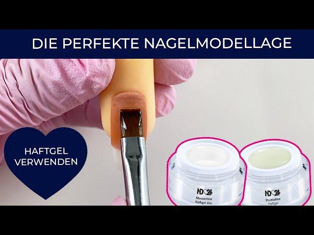 Die perfekte Nagelmodellage: Haftgel verwenden