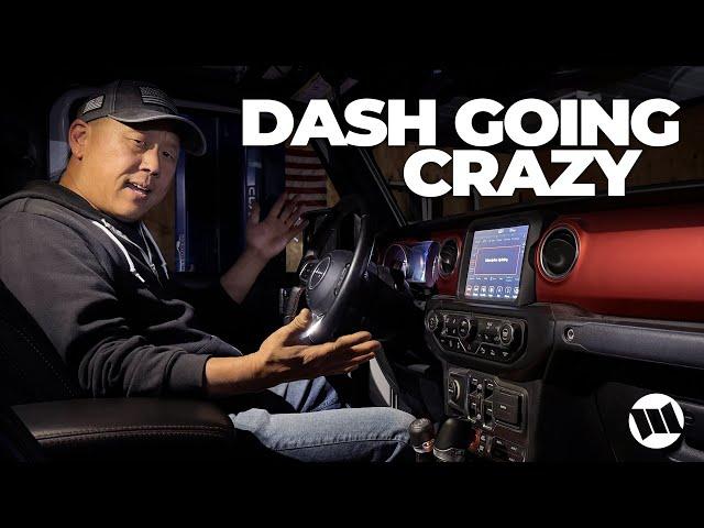 Dash Electronics Going Crazy on Our Jeep