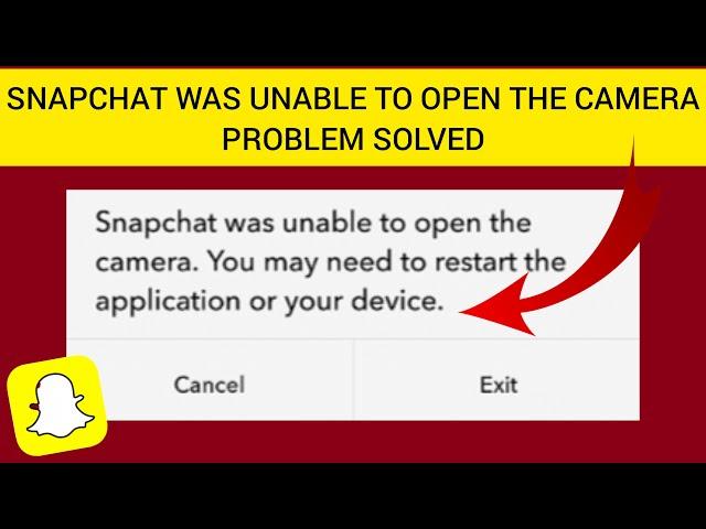 How To Solve "Snapchat was unable to open the camera" Problem || Rsha26 Solutions