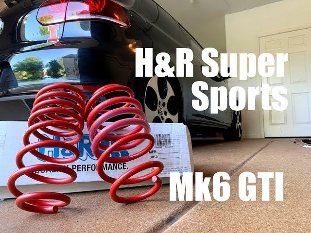 Mk6 GTI H&R Super Sport Springs