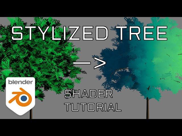 Building a Fancy Stylized Tree Shader in Blender 3.2