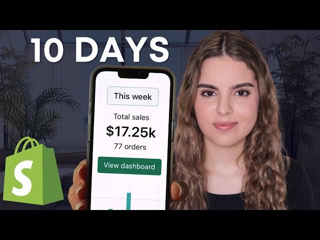I Tried Shopify Dropshipping With NO MONEY For 10 Days