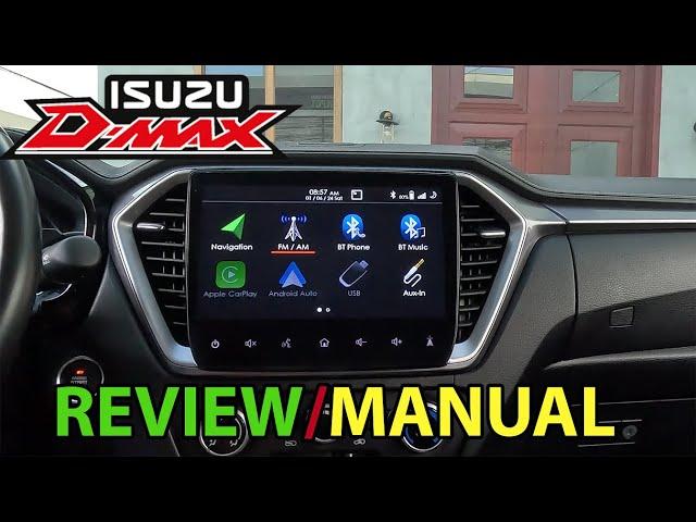 ISUZU DMAX Infotainment System In Depth Full REVIEW and User Manual