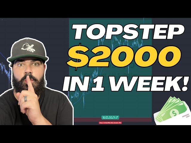 $2000 WITHDRAWAL FROM TOPSTEP IN 1 WEEK OF DAY TRADING!