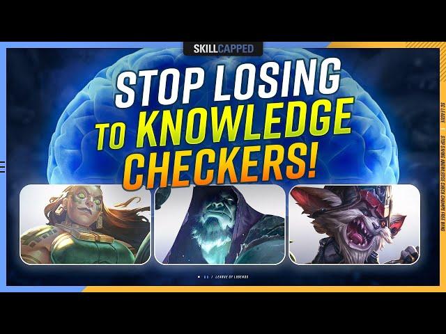 STOP Giving "Knowledge Check" Champs FREE Wins! - League of Legends