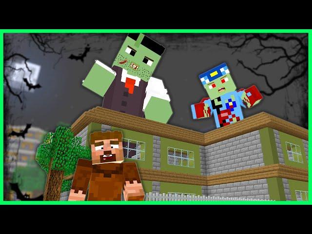 ZOMBİ KEMAL VE KEREM KOMİSER AİLESİ ŞEHRİ ELE GEÇİRİYOR FİLMİ!  - Minecraft ZENGİN FAKİR HAYATI