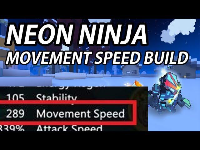 Trove Neon Ninja Movement Speed Build (old Tip)