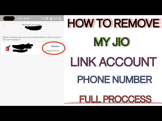 How To Remove My Jio Linked Account  My Jio Se Linked Account Kaise Remove Kare