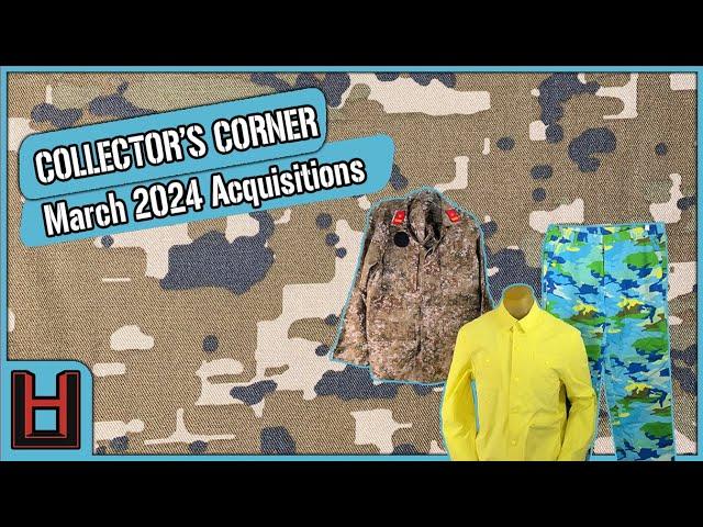 Vibrant and Fictional Camouflage: March 2024 Acquisitions