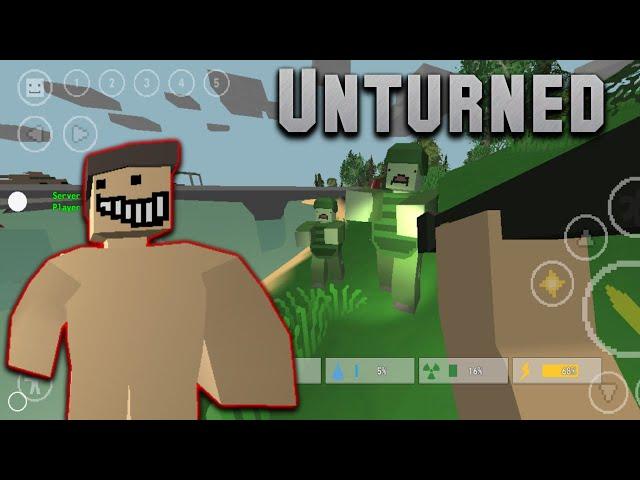 НОВЫЙ UNTURNED MOBILE НА АНДРОИД ОБЗОР NEW CLONE PORT UNTURNED MOBILE ANDROID GAMEPLAY 2022 SURVIVAL