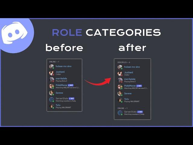 How to Create Role Categories in Discord