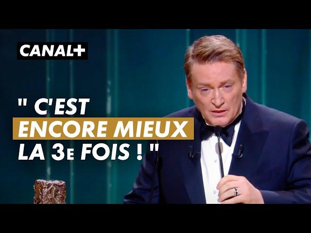 Benoit Magimel reçoit le César du meilleur acteur pour la deuxième année consécutive - CANAL+