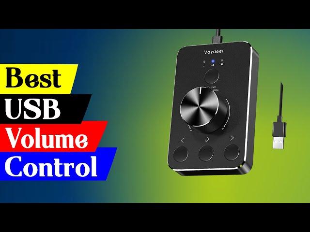 5 Best USB Volume Control Knobs for Audio Adjustment