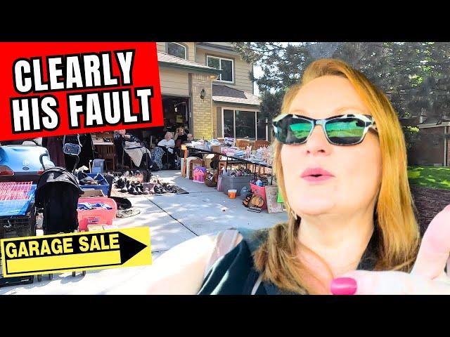 He Admitted It Was Fault | Garage Sale for Reselling on Ebay