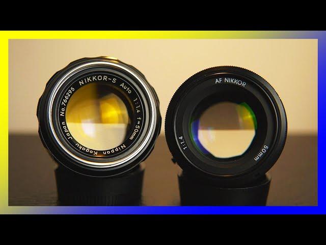 60s VS 80s - How different are these Nikkor 50mm f1.4 lenses? - vintage lens comparison