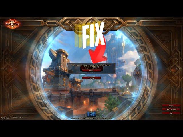 How To Fix World of Warcraft Error WOW51900319