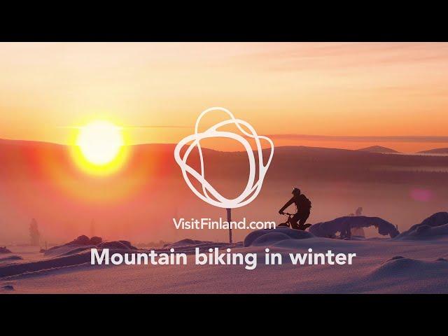 Mountain Biking in Finnish Lapland - Winter