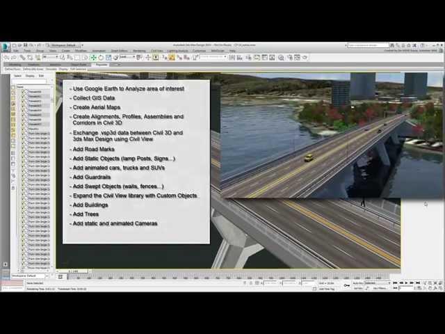 Using 3ds Max Design with Civil 3D - Part 25 - Things to try