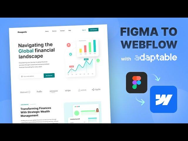 How to Transform Figma Designs into Real Webflow Websites with Adaptable | Figma to Webflow