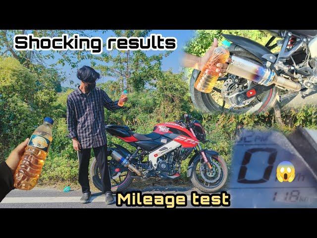 NS 200 MILEAGE TEST WITH AKRAPOVIC EXHAUST || 2022 SHOCKING RESULTS  || @nandanvlogs46