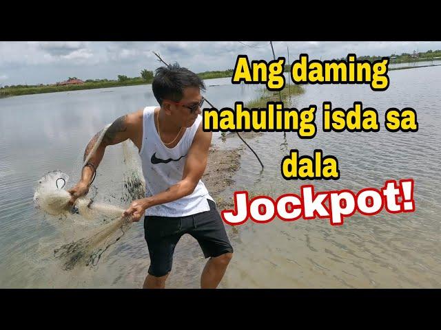 Ang daming nahuling isda sa dala jockpot! buhay probinsya sa pampanga