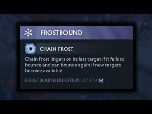 Chain Frost interaction vs Lina and Axe