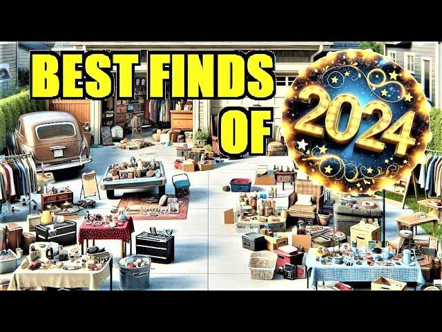 Best Garage Sale Finds of 2024 you won't believe it!   Best of 2024 - 2024 Top Finds