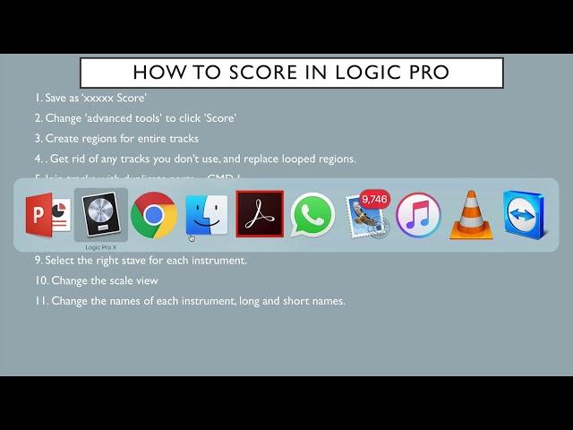 How to use Score in Logic Pro X in 13 steps.