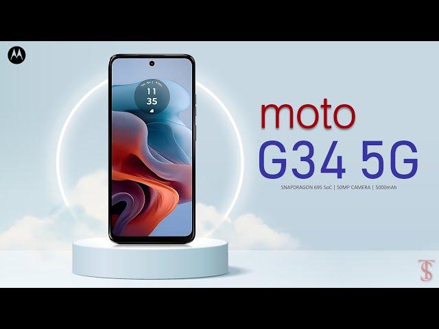 Moto G34 5G Price, Official Look, Design, Camera, Specifications, 8GB RAM Features | #motog34 #5g