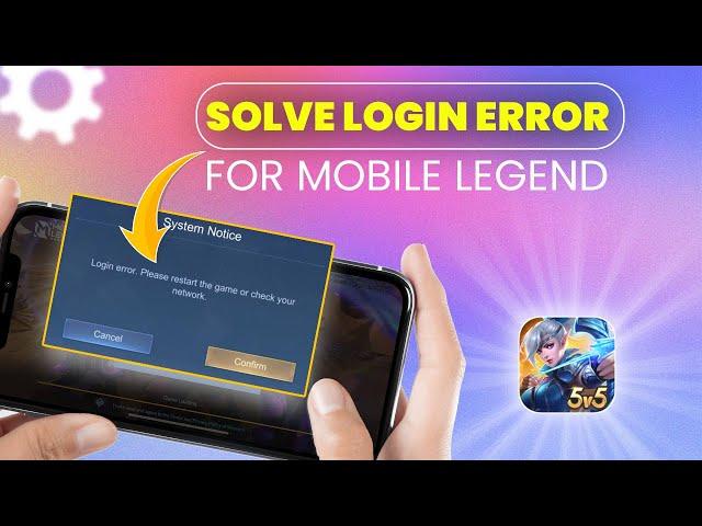 How To Fix Mobile Legends "Login Error" on iPhone | MLBB Login Problem 2023