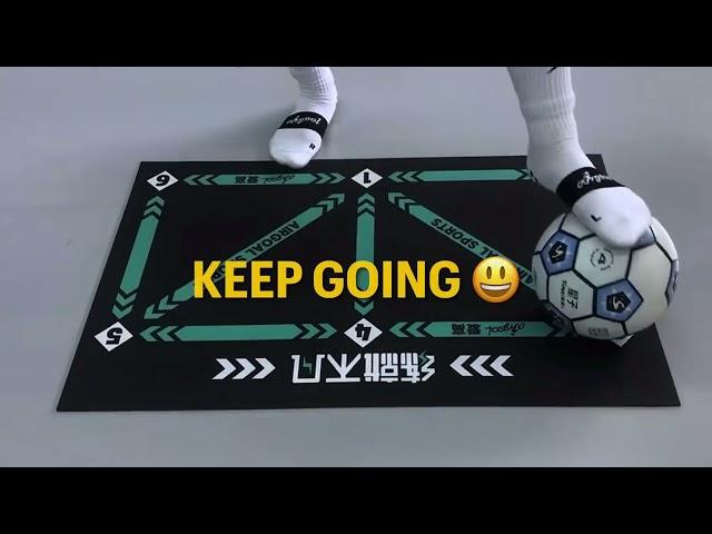 BEGINNER LEVEL - FOOTBALL SKILLS TRAINING MAT 15 MIN TUTORIAL- LEVEL ⭐️⭐️⭐️