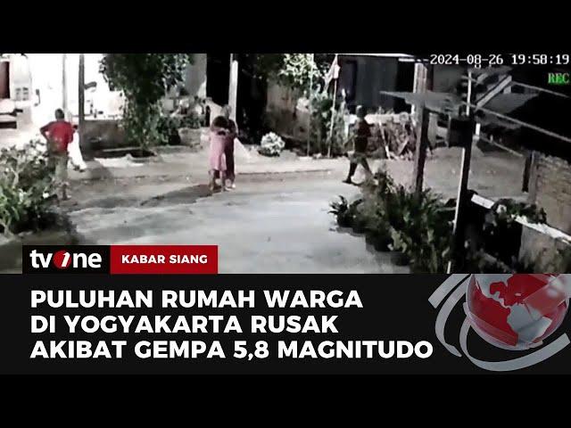 Dampak Gempa Magnitudo 5,8 yang Guncang Yogyakarta | Kabar Siang tvOne