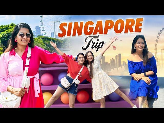 Singapore trip ️ || Anshu Reddy || Anshu Reddy Vlogs ||