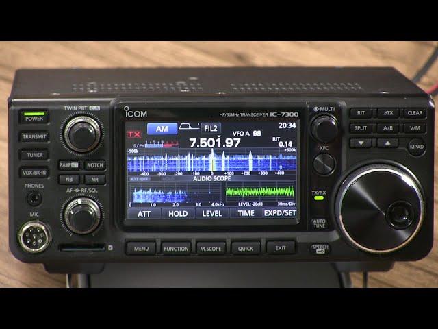 In-depth with Icom's IC-7300 Transceiver